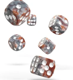 Set de dés - Gemidice Silver Rust (12 d6)