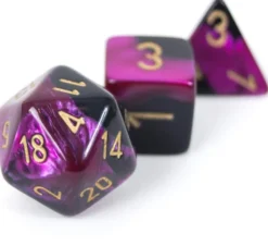 Set de dés : Gemini Black-Purple CHX26440