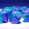 Set de dés : Gemini Blue-Blue/light blue Luminary (10 d10) CHX26263
