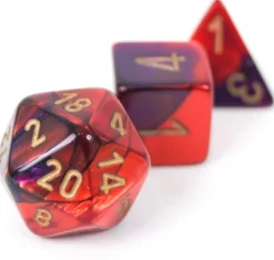 Set de dés : Gemini Purple-Red / Gold CHX26426