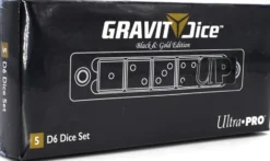 Set de dés : Gravity Dice Black 5d6 Set