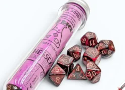 Set de dés : Lab Dice Lustrous Gothic / Cuivre CHX30080