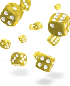 Set de dés - Marble Jaune (36 d6)