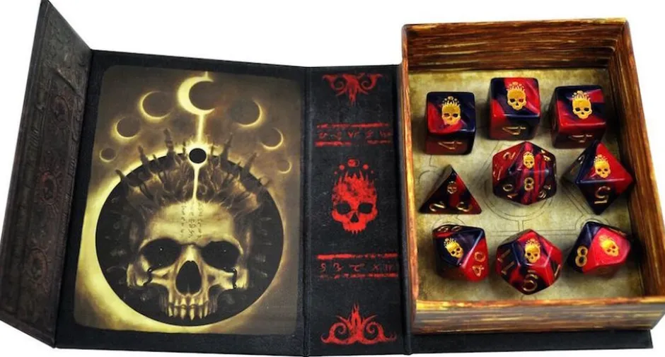Set de dés : Mark of the Necronomicon - Blood & Magick Dice Set