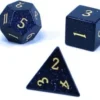 Set de dés minéraux : Gemme Bleue