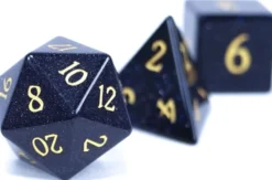 Set de dés minéraux : Gemme Bleue
