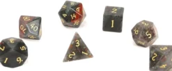 Set de dés minéraux : Gemmes de Sang