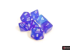 Set de dés : Nebula Aura / Blanc CHX27567