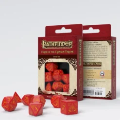 Set de dés : Pathfinder Curse of the Crimson Throne / La malédiction du trône écarlate