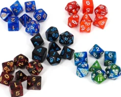 Set de dés : Set complet (couleur aléatoire)