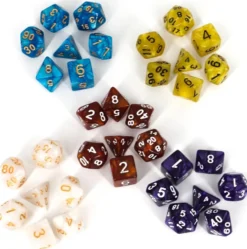 Set de dés : Set complet (couleur aléatoire)