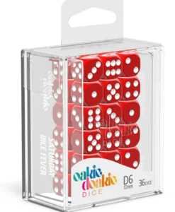 Set de dés - Solid Rouge (36 d6)