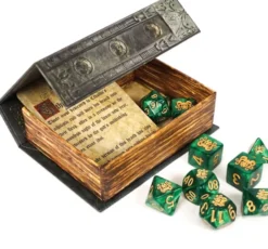 Set de dés : The Brand of Cthulhu - Drowned Green Dice Set