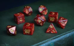 Set de dés : The Brand of Cthulhu - Red Dice Set