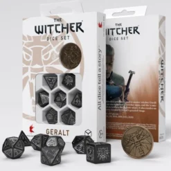 Set de dés : The Witcher - Geralt The Silver Sword