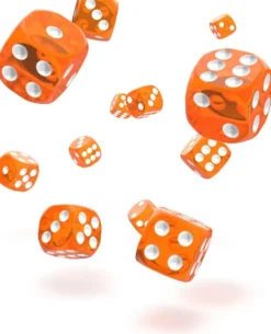 Set de dés - Translucent Orange (36 d6)