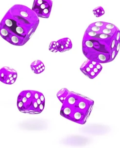Set de dés - Translucent Violet (36 d6)