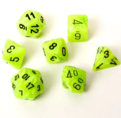 Set de dés : Vortex Bright Green CHX27430