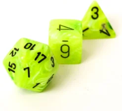 Set de dés : Vortex Bright Green CHX27430
