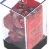 Set de dés : Vortex Burgundy/Gold CHX27434