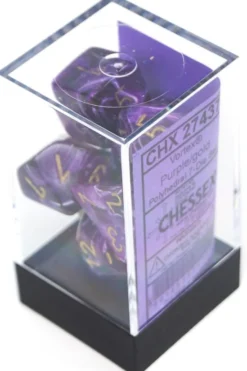 Set de dés : Vortex Purple/Gold CHX27437