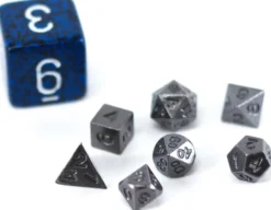 Set de Mini Dés Couleur Acier