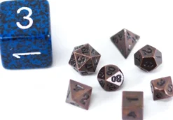 Set de Mini Dés Couleur Cuivre