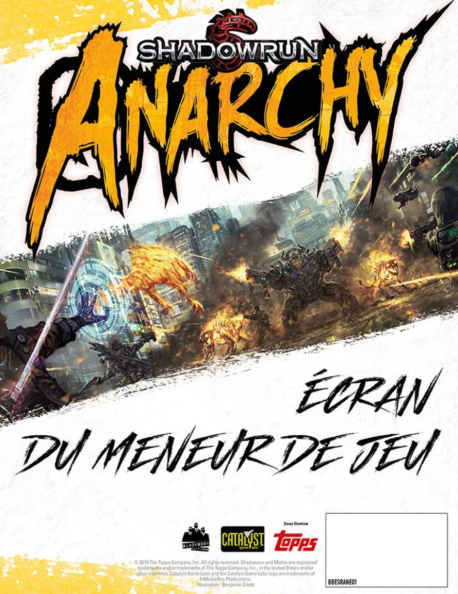 Shadowrun - Anarchy : Ecran du MJ (VF)