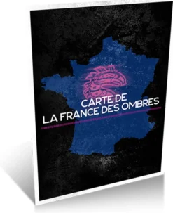 Shadowrun 6 - Carte de la France des Ombres (Poster A2)
