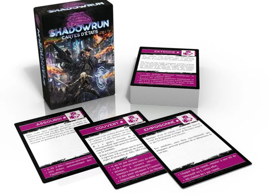 Shadowrun 6 - Cartes d'état