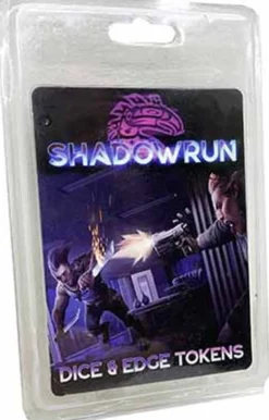 Shadowrun 6 - Dice & Edge Tokens / Dés et jetons (verts)