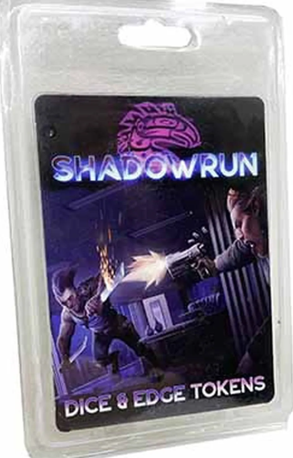Shadowrun 6 - Dice & Edge Tokens / Dés et jetons (verts)