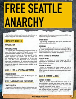 Shadowrun - Free Seattle - Guide de conversion Anarchy