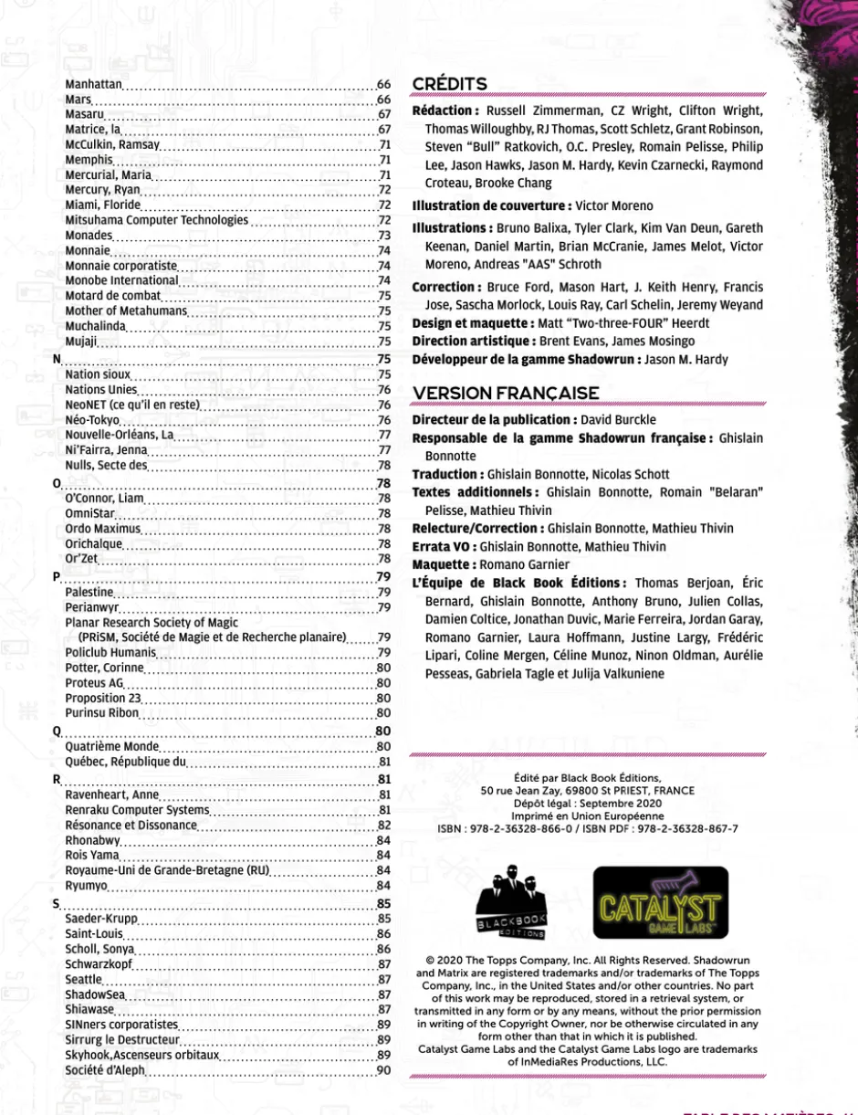 Shadowrun 6 - Streetpédia