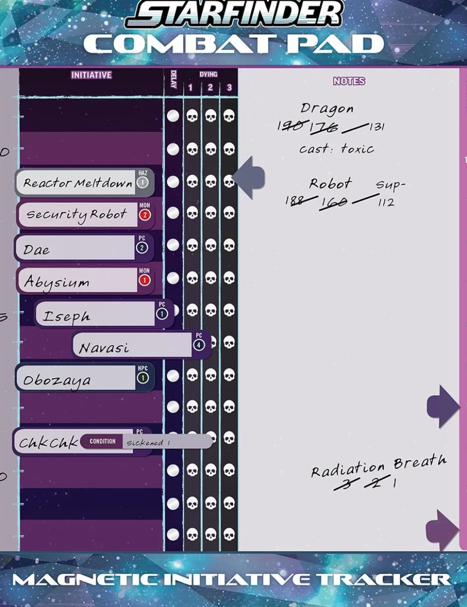 Starfinder 2E: Combat Pad