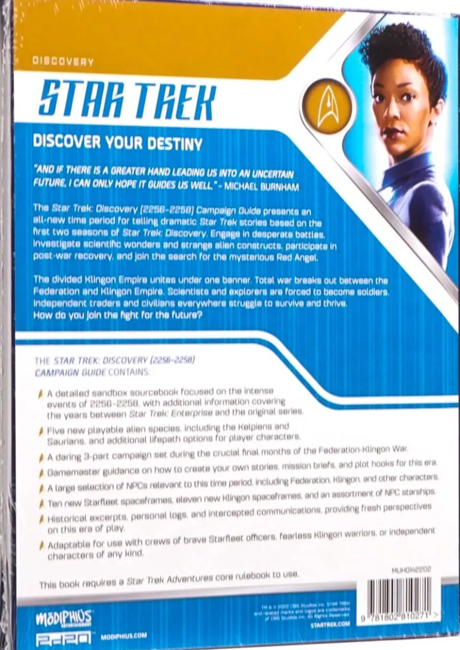 Star Trek Adventures: Discovery (2256-2258) Campaign Guide Collector's Edition VO
