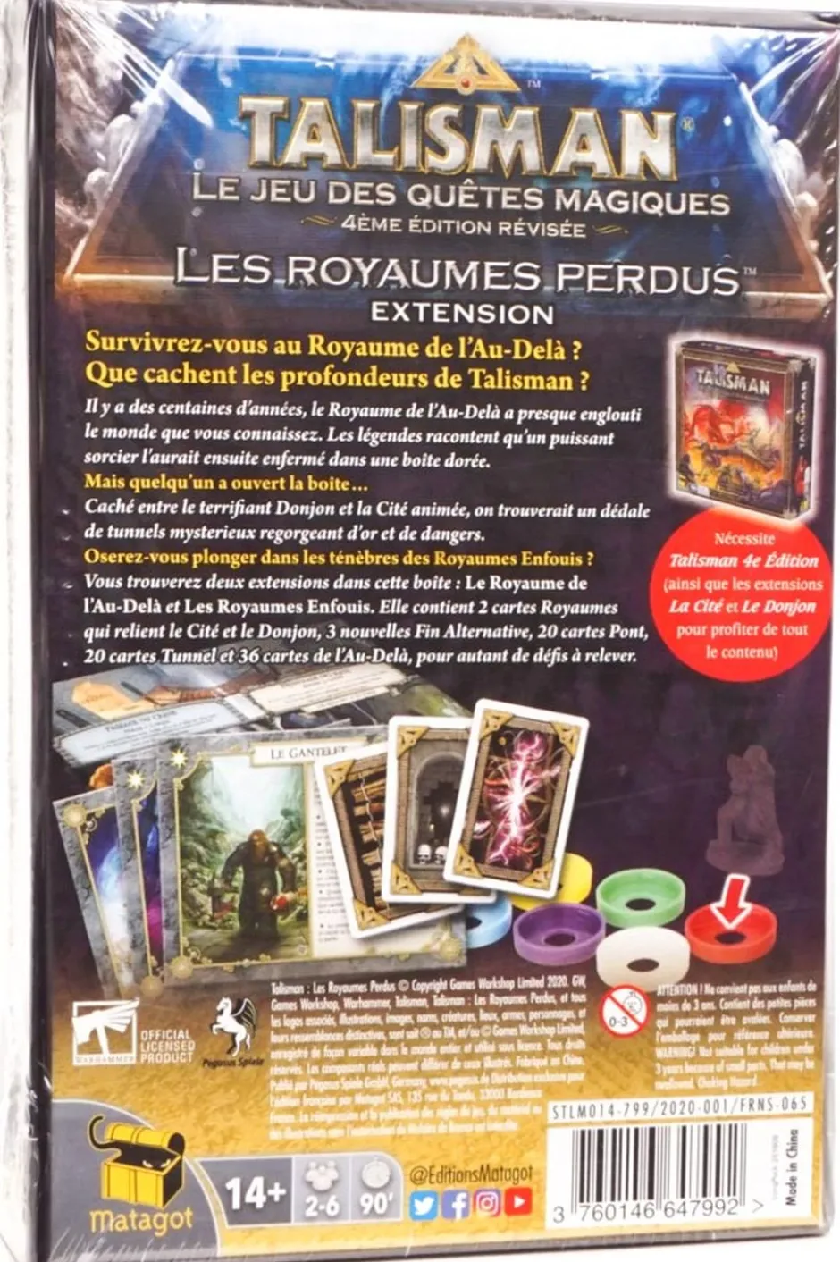 Talisman 4ème Edition révisée : Les Royaumes Perdus (Ext.)