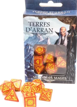 Terres d'Arran - Set de dés Mages