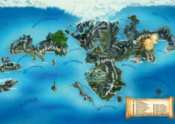 Terres-Dragons : Le jeu de rôle - Plan des Terres-Dragons