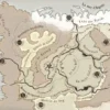 The Dark Crystal - Carte de Thra pour le MJ
