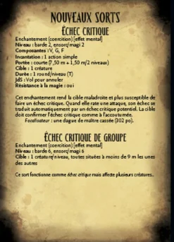 Trésors du MJ : Les cartes de jeu