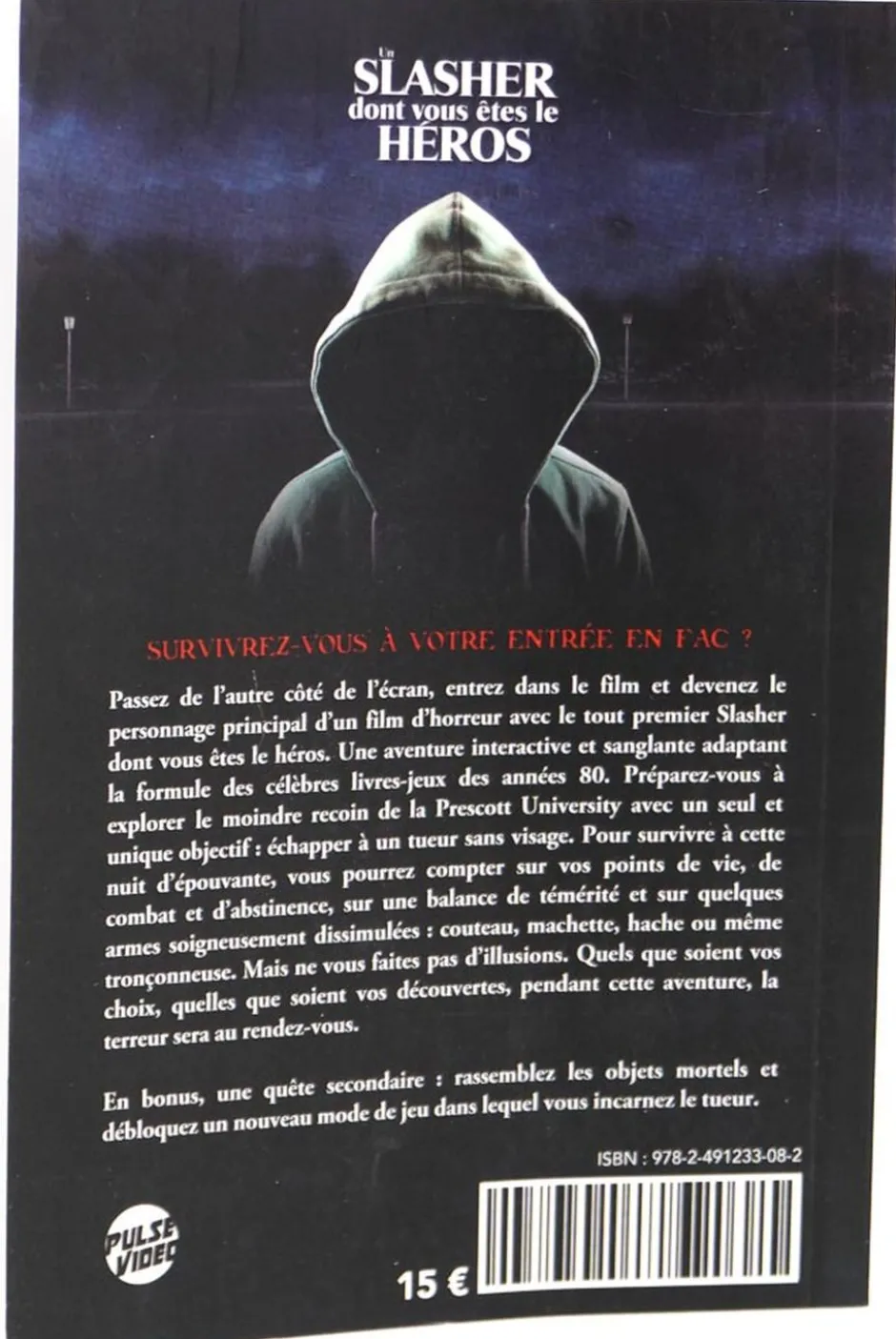 Un Slasher dont vous êtes le héros (version verte)
