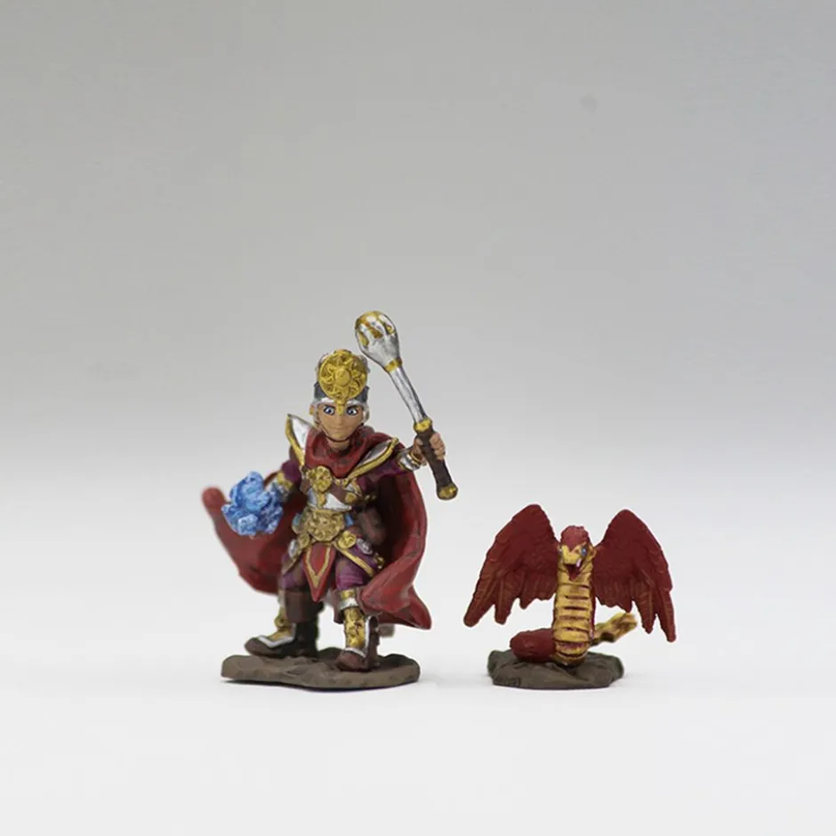 Wardlings - Boy Cleric and Winged Snake