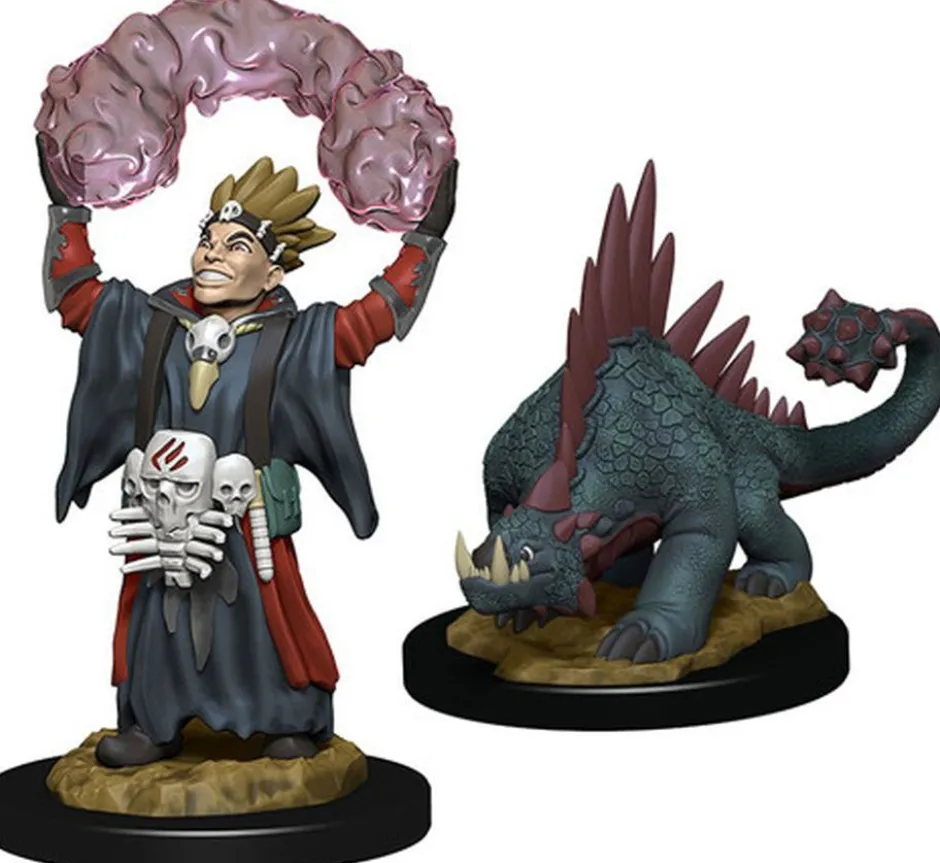 Wardlings - Boy Warlock & Lizard