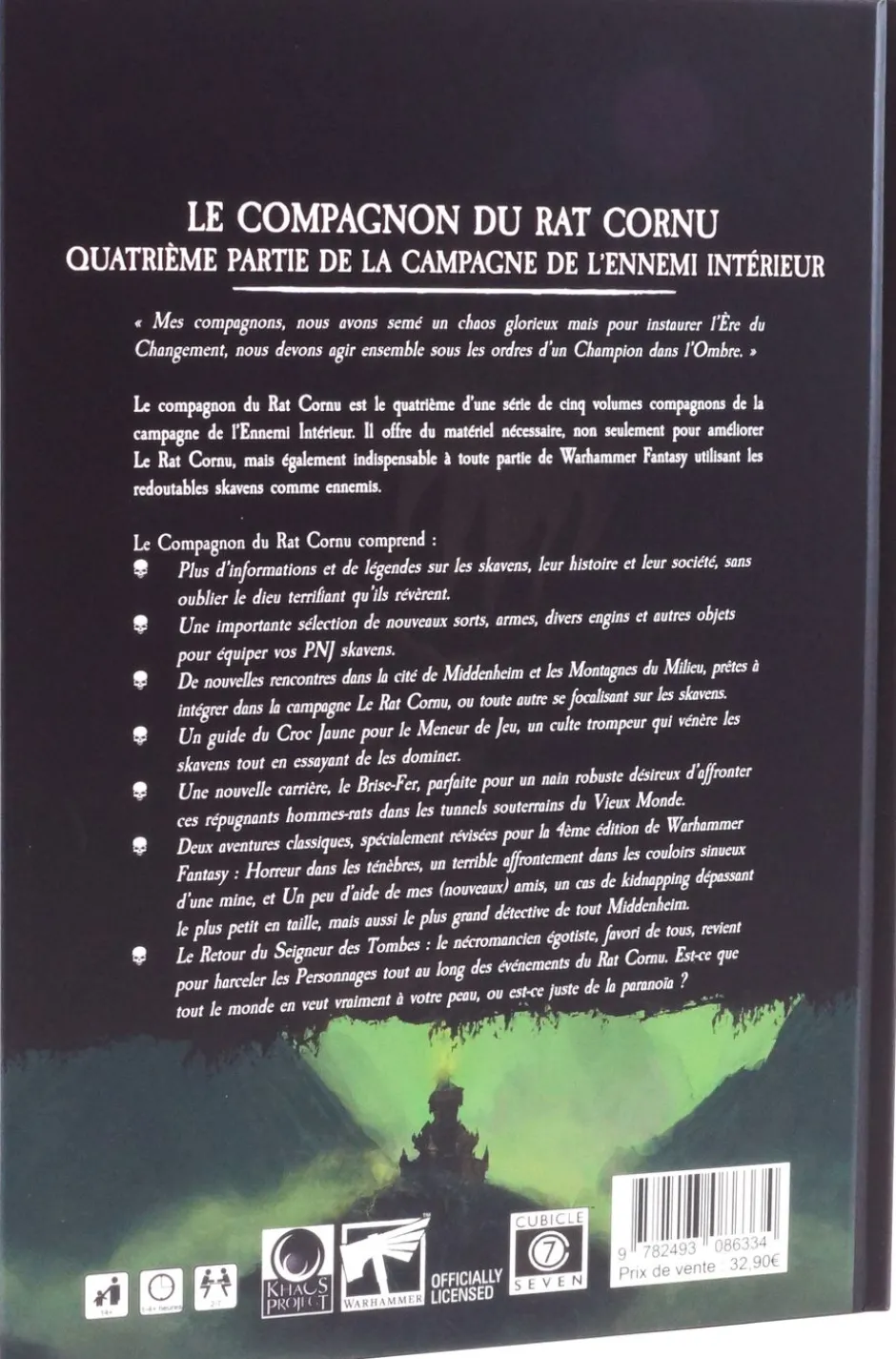 Warhammer Fantasy Roleplay : Le Rat Cornu - Compagnon