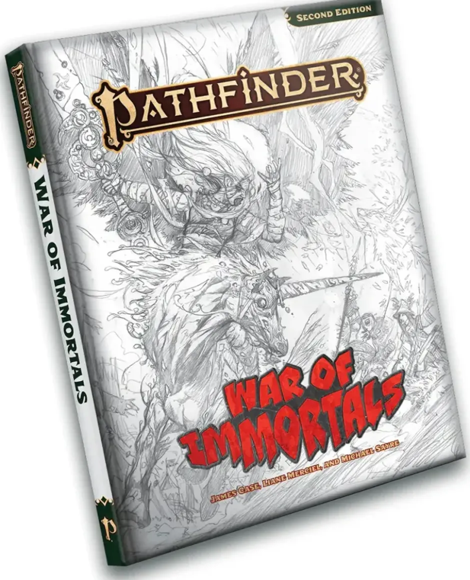 War of Immortals Sketch Cover VO