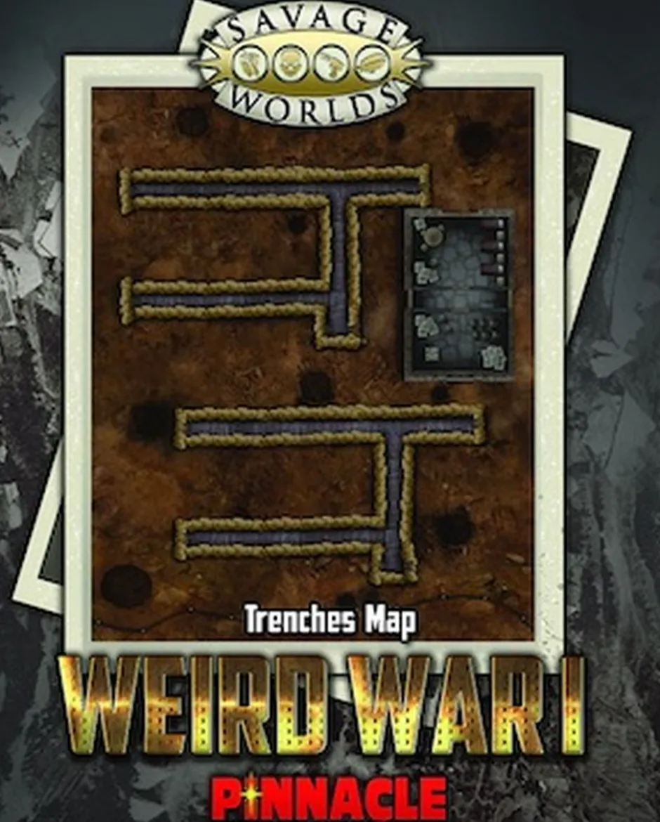 Weird War I Combat Map: Bridge + Trenches VO