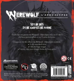 Werewolf L'Apocalypse : Set de dés