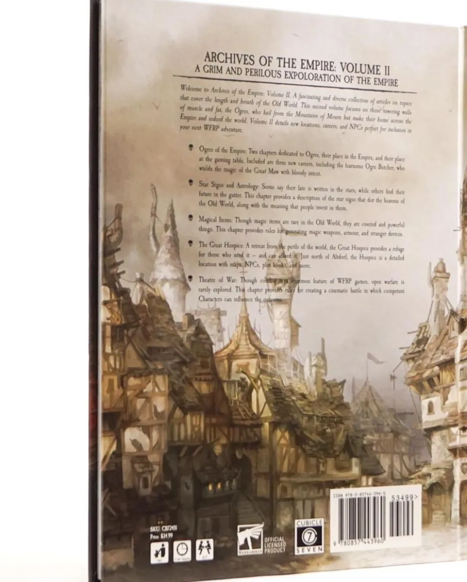 WFRP 4th Ed.: Archives of the Empire Volume 2 VO